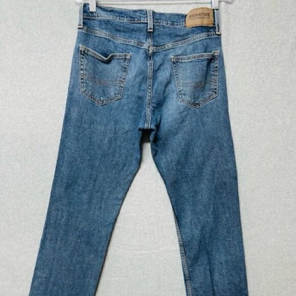 Levi’s Signature S61 relaxed Straight leg Jeans Men’s 30x32  Wash Denim Very Goo - Picture 5 of 7